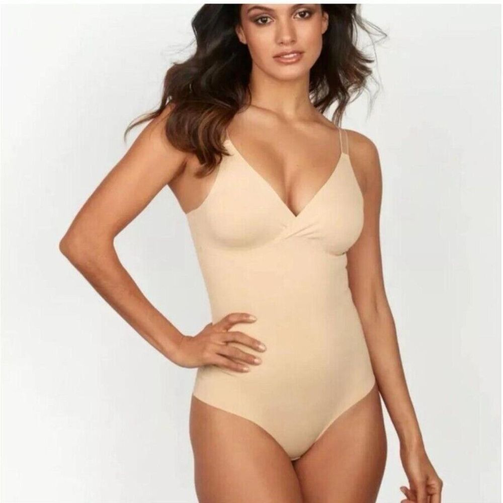 Fredericks of Hollywood Shaping Bodysuit Teddy 3X 4X Shapewear Lingerie FLAW